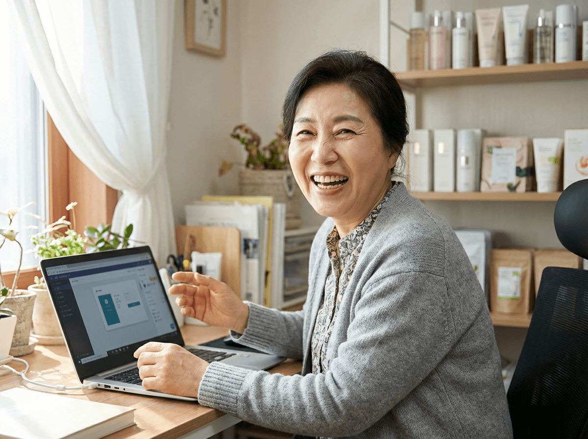 60대 주부가 100만원으로 2천만원 매출을 냈다고요?