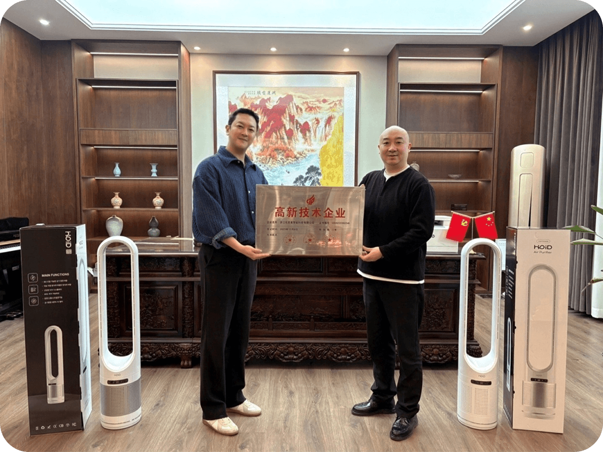 중국 최대 규모의 공기청정기 제조 공장과 MOU 체결